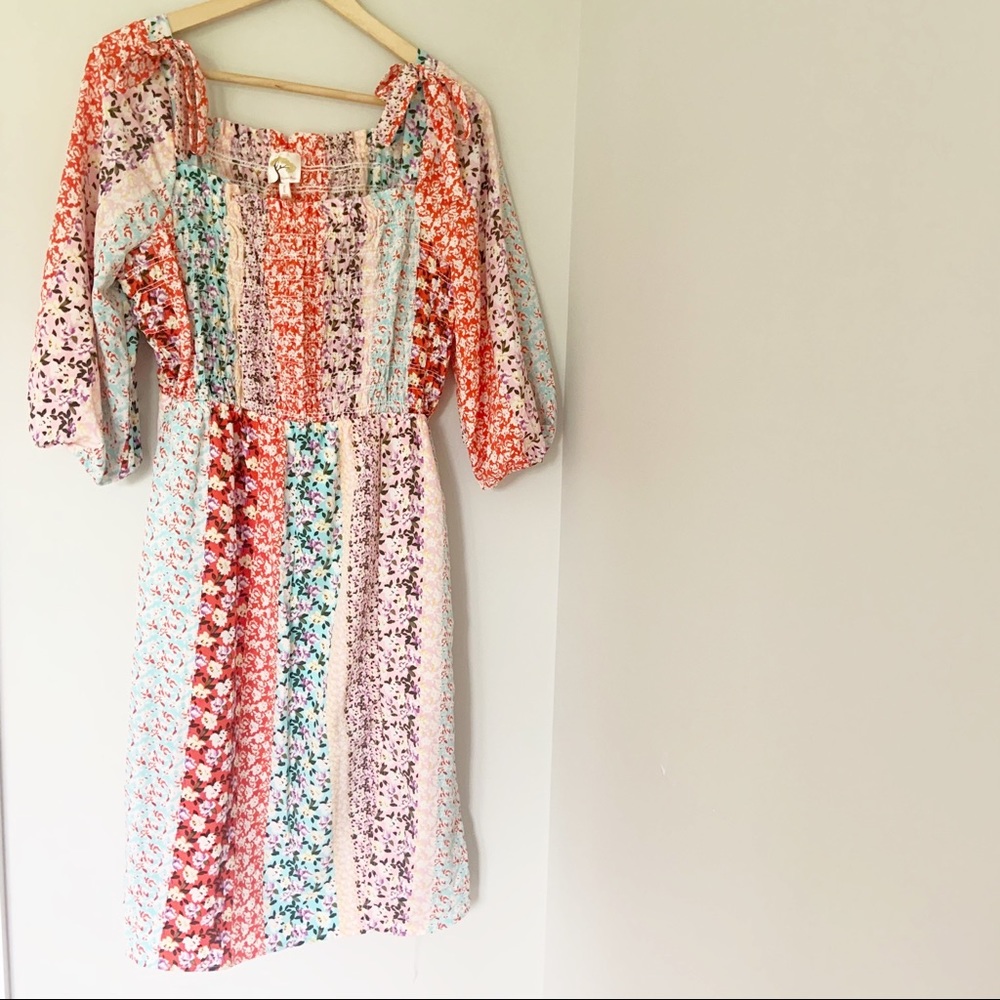 ANTHROPOLOGIE Boho Fig &Flower dress sz. L